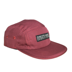 Boné 5 Panel CF Pixo Bordô - comprar online