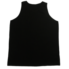 Camiseta Regata Organic Ribbed Black - Conceito Forte