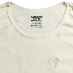 Camiseta Regata Organic Ribbed Off White na internet