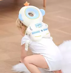 Imagen de Mochila AntiGolpes - Protección de Cabeza para bebés + entero de corderito con capucha de REGALO