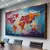 Mapa Mundi Color Abstrato - Quadro - comprar online
