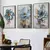 Botânicos Em Azul - Kit 3 Quadros - comprar online