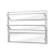 BASCULANTE ALUM. NAT. 60X60CM 3 VIDROS BOREAL FOSCO