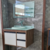 GAB. VIDRO 60CM VMEX MDF C/BANCADA VIDRO BRANCO GSF60BCE - comprar online