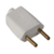 PLUG E. MACHO 2P 20A RETO CINZA MECTRONIC 39006 MACIÇO C/PRENSA CABOS