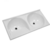 TANQUE 2BJ 120X60CM DECORALITA PREMIUM BRANCO
