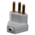 PLUG E. MACHO GIGANTE 2P 10A 90º CINZA MECTRONIC REF 39040 MACIÇO - comprar online