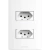 TOMADA C/P BRANCA INOVA DUPLA 10A 85057 - comprar online
