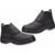 BOTINA COURO PRETO 39 ELASTICO