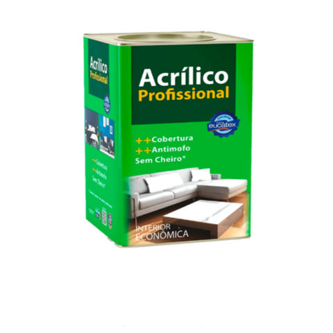 TINTA PAREDE INT. EUCATEX 18L ACRIL. PROFISSIONAL