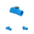 TE PVC AZUL C/B. LATAO .25MMX3/4 KRONA