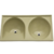 TANQUE 2BJ 102X50CM DECORALITA FIBRA MARMORIZADA MARROM IMPERIAL TM102MI