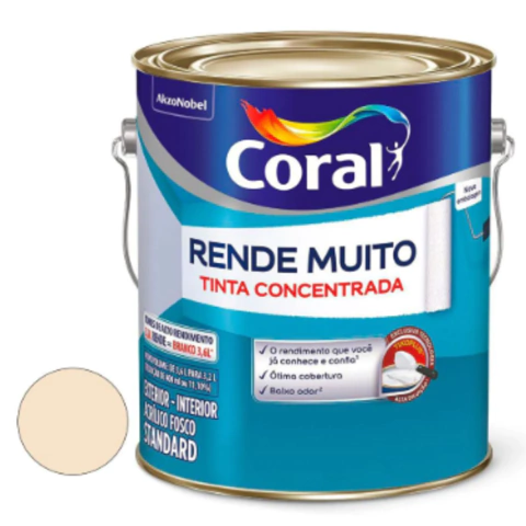 TINTA PAREDE EXT. CORAL .3,2L RM - comprar online