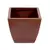 VASO PVC 28CM APOLO QUADRADO CAFE - comprar online