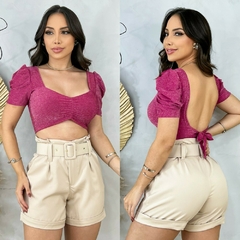Cropped Babi Lurex