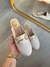 Mule feminino joyce off white