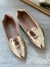 Mocassim feminino Marina ouro light - comprar online