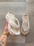 Plataforma chinelão Amanda Off White