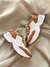 Tênis casual Sabrina Off White/Caramelo