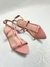 Rasteira Filipa rosa pétala - comprar online