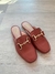 Mule feminino Liz marsala - comprar online