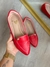 Mocassim feminino Marina vermelho