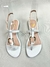 Rasteira Tainá off white
