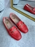 Mocassim feminino Yasmin vermelho