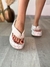 Plataforma chinelão Amanda Off White - comprar online