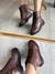 Bota coturno feminino Alexa caramelo