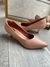 Scarpin basic Elisa bege