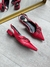 Sandália social feminina Scarpin Lia Vermelho - comprar online