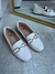 Mocassim feminino Yasmin off white