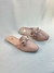 Mule Isadora Bege Rosado - comprar online