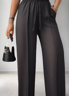 Calça Duna Wide Feminina Com Elástico E Bolso - loja online