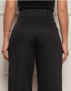 Calça Pantalona Alfaiataria Linha Premium - Preto na internet