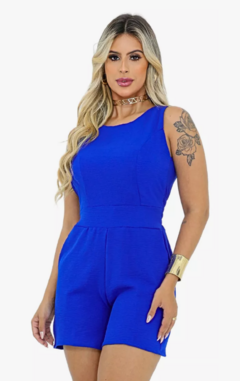 Macaquinho Feminino Duna Com Bolsos Moda Verão - loja online