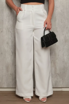 Calça Pantalona Alfaiataria Linha Premium - Preto