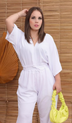 Macacão Longo Feminino Pantalona Duna Luxo Confortável Verão - loja online