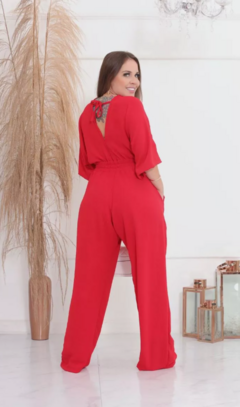 Macacão Longo Feminino Pantalona Duna Luxo Confortável Verão - loja online