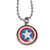 Dije Capitan America redondo con base en Acero Inoxidable 16mm. Paq. 10 piezas - Insumos Acero Inoxidable