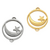 Dije conector luna y estrella de 18mm en Acero Inoxidable. Paq. 2 piezas - comprar en línea