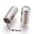 Terminal de Tubo Tapa 3mm en Acero Inoxidable Plateado Paq. 2 Pares