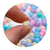 Bola de Acrílico de Colores Pastel Paq. 100 piezas - tienda en línea
