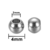 Separadores de Acero Inoxidable Plateados de 4x2mm Paq. 12 Piezas - comprar en línea