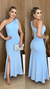 VESTIDO FIORELA LISO AZUL SERENITY