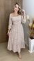 VESTIDO JÚLIA ESTAMPADO BEGE - comprar online