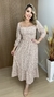 Imagem do VESTIDO JÚLIA ESTAMPADO BEGE