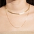 Colar Duplo Sofie Dourado - comprar online