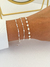Pulseira coração chapado Prata - Garbian